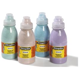 GOUACHE PAILLETÉE 4 x 250 ml - Couleurs pastel
