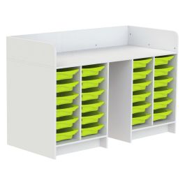 MEUBLE À LANGER KAZÉO 172 cm 24 stop-bacs