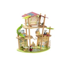MAISON DE POUPÉES ÉCO-RESPONSABLE Famille Panda