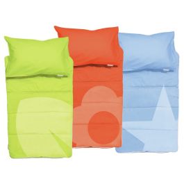 3 COUETTES/DRAP-HOUSSE 2 en 1 + 3 TAIES 60 x 120 cm