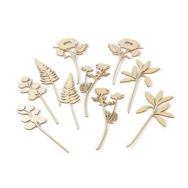 FLEURS EN BOIS À DÉCORER