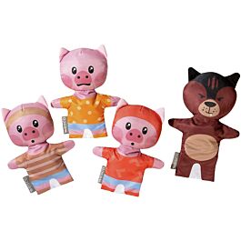 Marionnettes à Doigts Pour Enfants - Lot De 6 Animaux Mignons En Coton (Cadeau Éducatif Et Ludique)