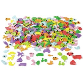 GOMMETTES EN MOUSSE Animaux, feuilles et véhicules