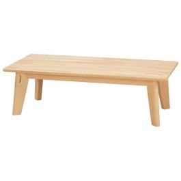 TABLE EN HÊTRE MASSIF NATURE - Rectangle 120x60 cm