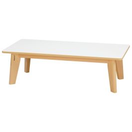 TABLE PLATEAU STRATIFIÉ NATURE - Rectangle 120x60 cm