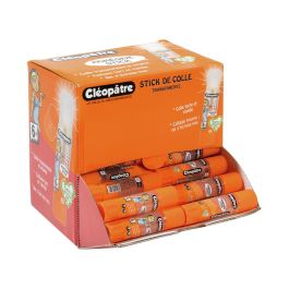 BÂTONS DE COLLE TRANSPARENTE Adhésive stick x96 + boîte distributrice