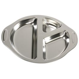 VAISSELLE INOX Assiette 3 compartiments