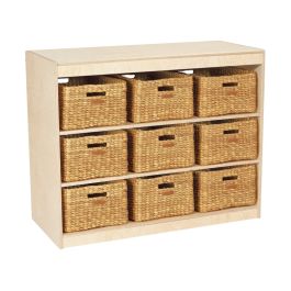 MEUBLE DE RANGEMENT BABI Up H. 83 cm 9 paniers - 2 étagères