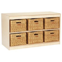 MEUBLE DE RANGEMENT BABI Up H. 60 cm 6 paniers - 1 étagère