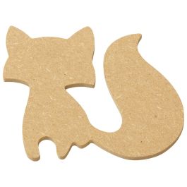 SUPPORT PLAT À DÉCORER Renard