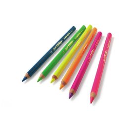 MAXI CRAYONS DE COULEUR Super Ferby Couleurs fluo