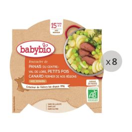 MAXI LOT Panais, Petits pois et Canard au Romarin - 8 x 260 g