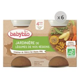 MAXI LOT PETITS POTS BIO Jardinière de Légumes - 12 x 130 g