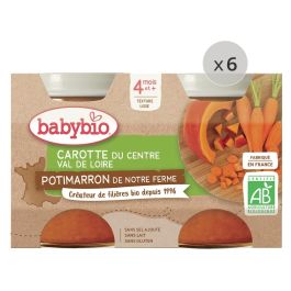 MAXI LOT PETITS POTS BIO Carotte et potimarron - 12 x 130 g