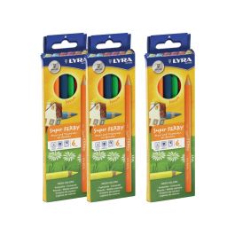 MAXI LOT CRAYONS DE COULEUR SUPER FERBY Couleurs fluo