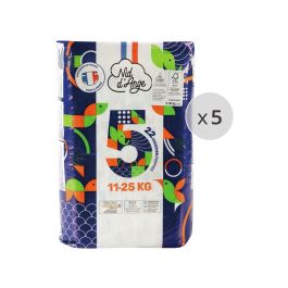 COUCHES JETABLES ÉCOLOGIQUES Nid d'ange 5 PACKS Taille 5 - 11/25 kg