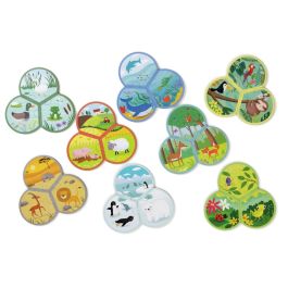 PUZZLE TRIO Les animaux