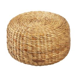 POUF en jacinthe d’eau H: 17 cm