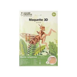 MAQUETTE À DÉCORER 3D Mante religieuse