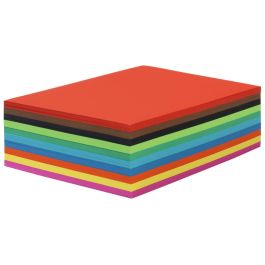 FEUILLES DE PAPIER COULEUR RECYCLÉ CARTA 130 g