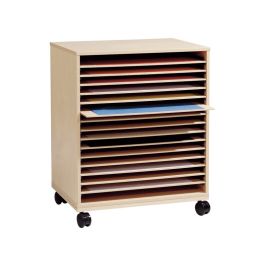 SÈCHE-DESSINS MOBILE en bois avec roulettes