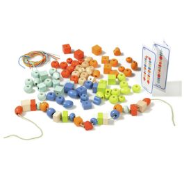 PERLES À LACER COLORÉES