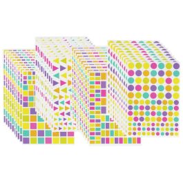 GOMMETTES GÉOMÉTRIQUES MULTITAILLES Pastel