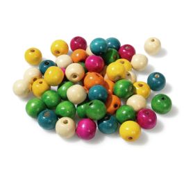 PERLES RONDES EN BOIS 20 mm