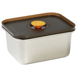 BOÎTE HERMÉTIQUE EN INOX AVEC VALVE 400 ml