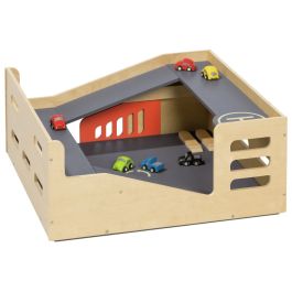 GARAGE COFFRE ET 6 VÉHICULES EN BOIS