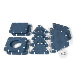 MAXI LOT CONSTRUCTION GÉANTE MAGNÉTIQUE INÖUQA 20 PIÈCES