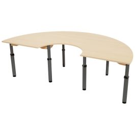 TABLE PLATEAU MÉLAMINÉ - RÉGLABLE EN HAUTEUR