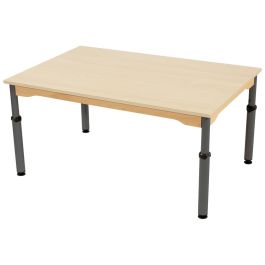 TABLE PLATEAU MÉLAMINÉ - RÉGLABLE EN HAUTEUR