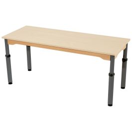 TABLE PLATEAU MÉLAMINÉ - RÉGLABLE EN HAUTEUR
