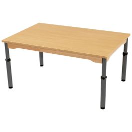 TABLE INSONORISÉE - RÉGLABLE EN HAUTEUR - Rectangle 120x80 cm