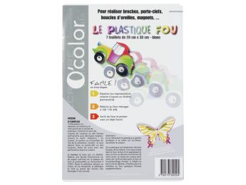 VERRÜCKTES PLASTIK Weiße Farbe