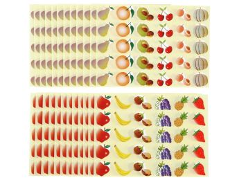 GOMMETTES IMAGES Les fruits