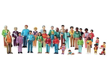 MAXI LOT FIGURINES FAMILLES DU MONDE