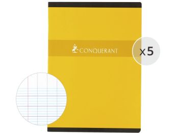 5ER-SET HEFTE 24x32 cm - 96 Seiten Séyès