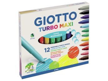 FEUTRES POINTE LARGE Turbo Maxi Étui de 12
