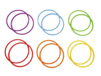 ﻿FLAT HOOP Ø50 cm - MAXI PACK OF 12