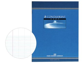 CAHIER 17x22 cm - 32 pages