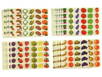 MAXI LOT GOMMETTES IMAGES Les fruits et légumes