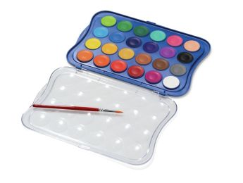 PALETTE DE 24 PASTILLES DE GOUACHE
