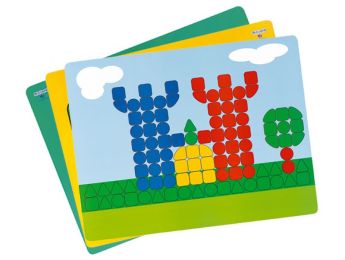 GEPLASTIFICEERDE ACTIVITEITENBLADEN voor groot muurbord