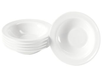 VAISSELLE VERRE TREMPÉ BLANC Compotiers