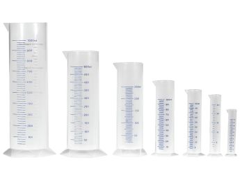 REAGENZGLÄSER MIT GRADEINTEILUNG  von 10 bis 1 000 ml