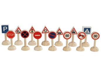 14 ROAD SIGNS