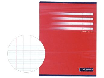 CAHIER 17x22 cm - 32 pages