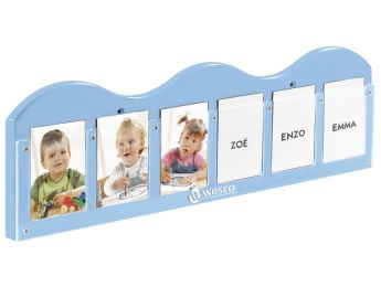PORTACARTE DA MURO Onde Lung. 60 cm